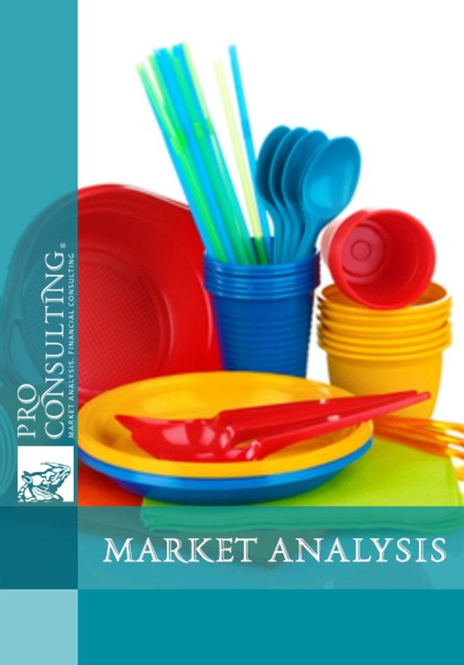 Market research of disposable tableware in Ukraine. 2010